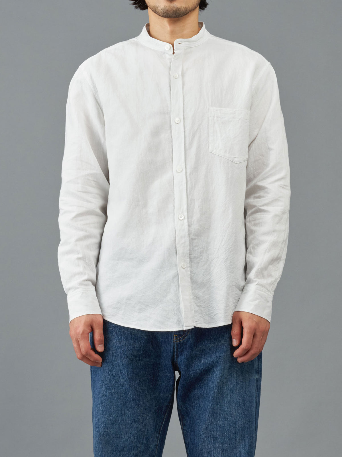 No collar standard shirt