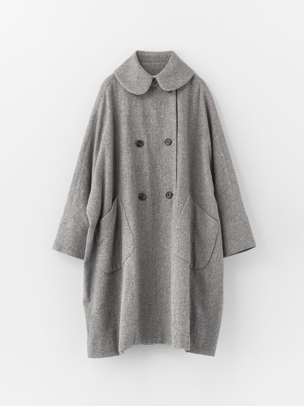 Small collar balloon coat