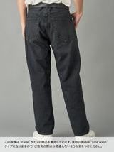 Relax fit 5pocket pants (Black/ One wash)