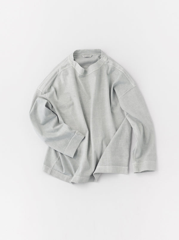 Stand collar box shirt