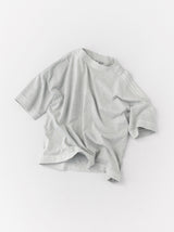 Stand collar box shirt half sleeve