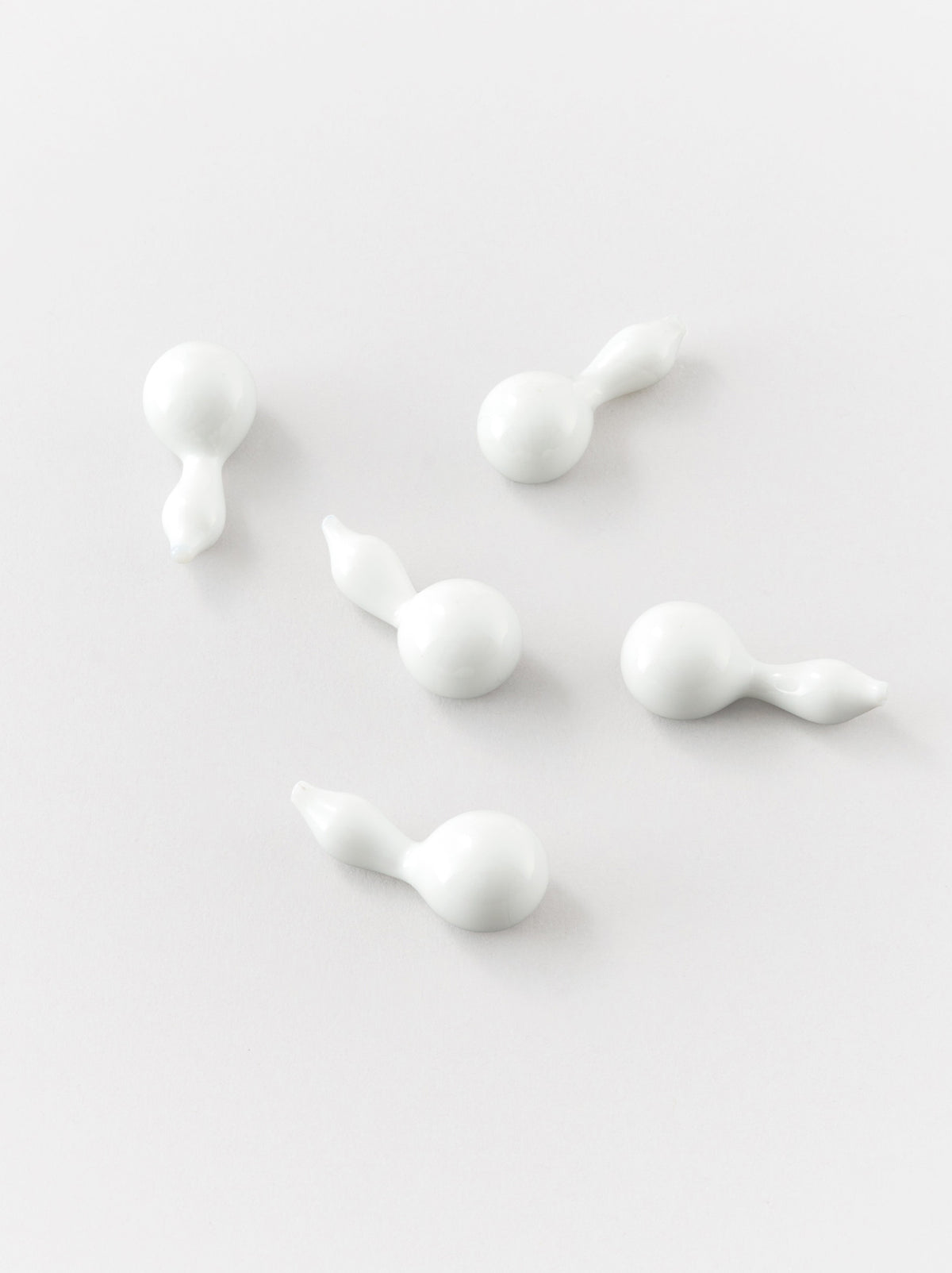 珍しい透明の箸置きひょうたん中にもひょうたん空洞