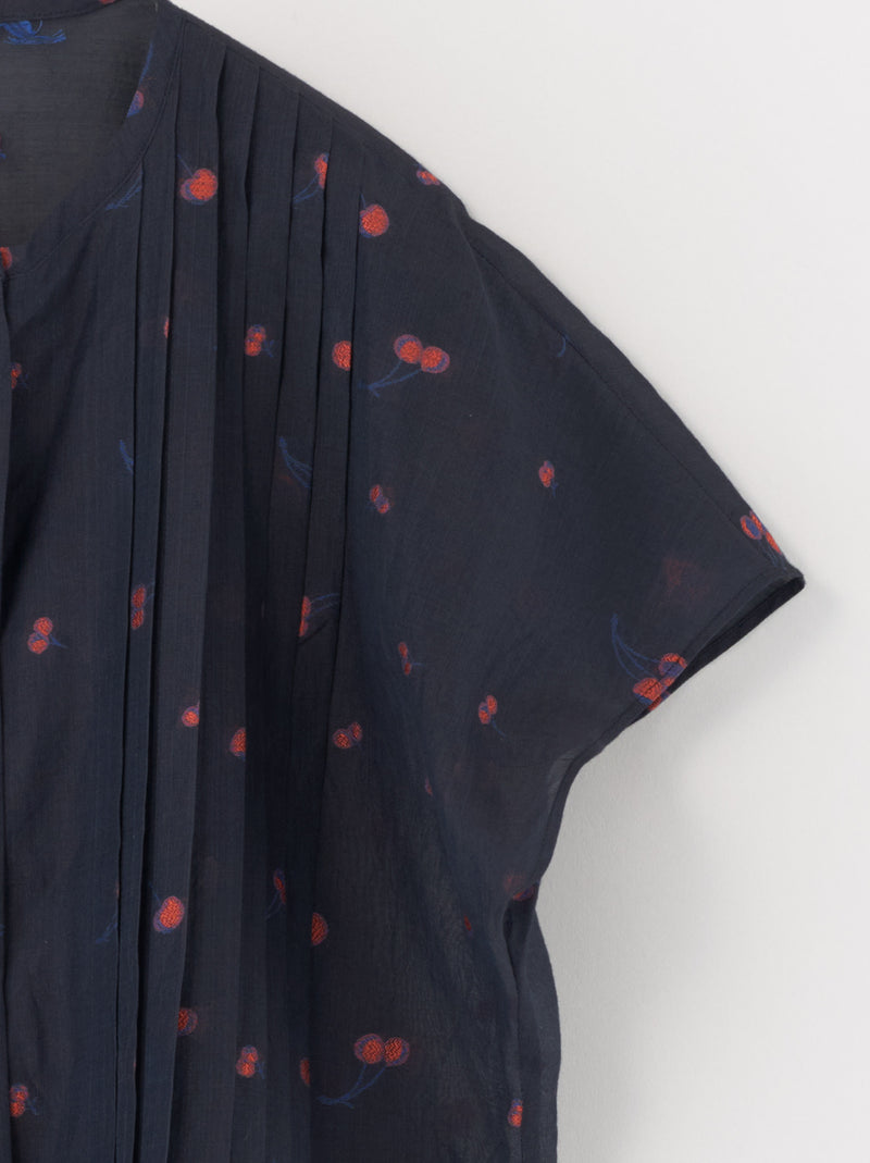 23SS】A\u0026S / Tuck Front Blouse チェリー柄 www.sudouestprimeurs.fr