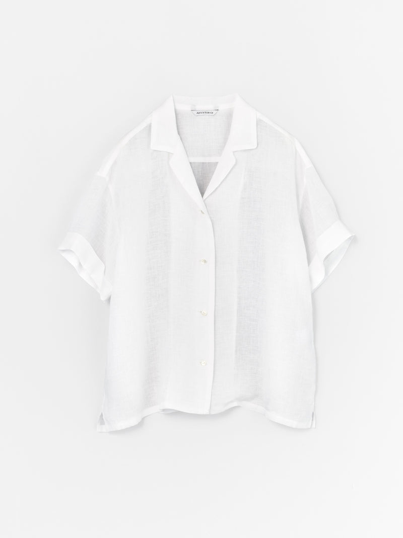 ARTS & SCIENCE ホワイトシャツ Open collar shirt narrow fit – ARTS&SCIENCE ONLINE SELLER