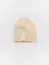 Simple rib knit cap