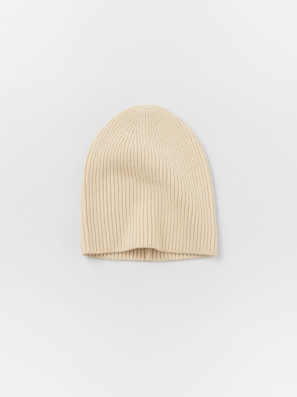 Simple rib knit cap