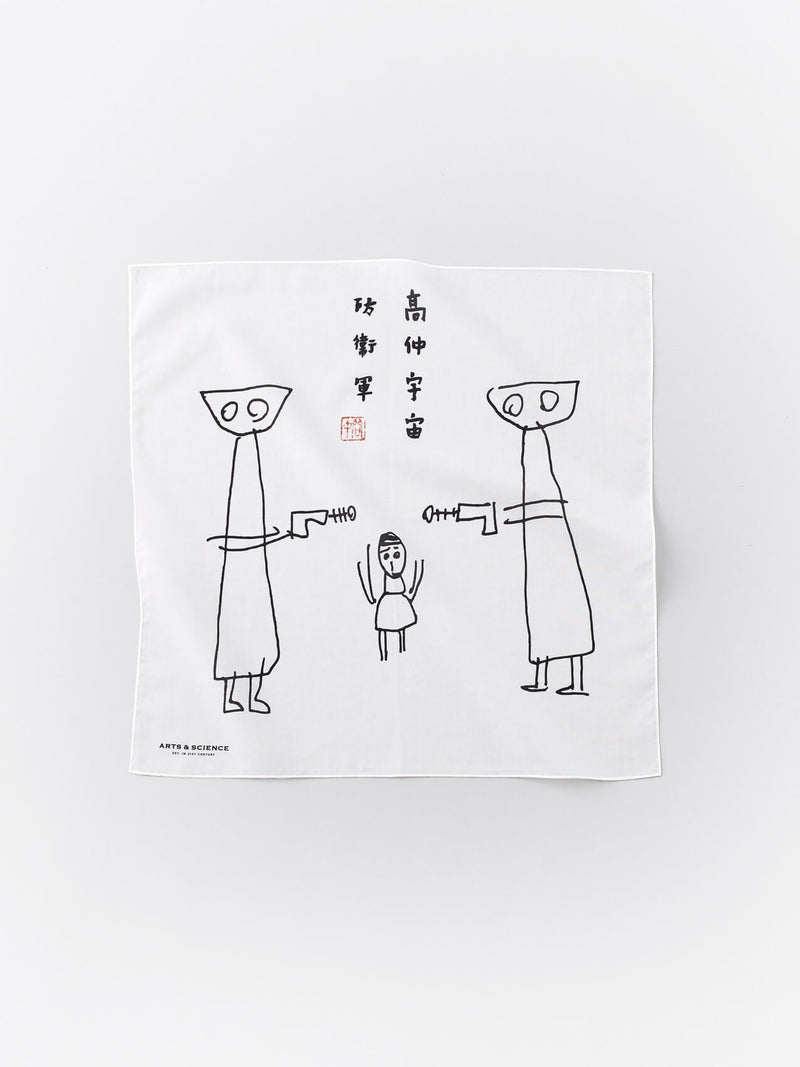 Flat handkerchief M (宇宙防衛軍A)